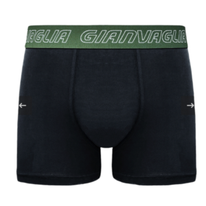 GIANVAGLIA SOFT COTTON BOXER BLACK – 2τεμ