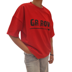 GRROW T-SHIRT UNISEX PUFFY RED