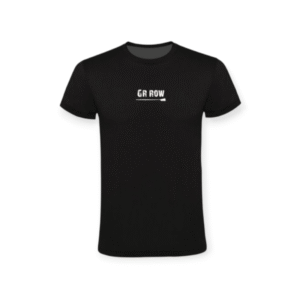 GRROW ΚΟΝΤΟΜΑΝΙΚΟ T-SHIRT ΜΑΥΡΟ “roWINng”