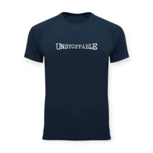 GRROW DRY FIT T-SHIRT UNISEX ΜΑΥΡΟ – UNSTOPPABLE