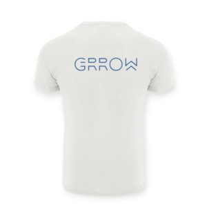 GRROW DRY FIT T-SHIRT UNISEX ΛΕΥΚΟ – UNSTOPPABLE 1
