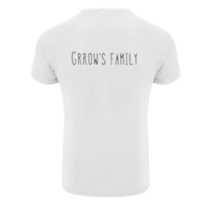 GRROW DRY FIT T-SHIRT UNISEX “ROWER” ΛΕΥΚΟ